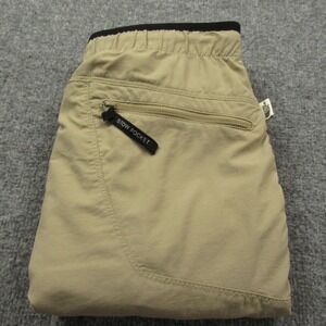 The North Face‎ Shorts Men Large Beige Nylon Outdoor Hiking Zipper Stow Pocket